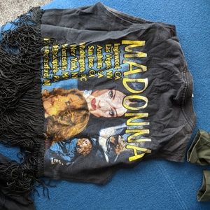 Madonna vintage fringe tee